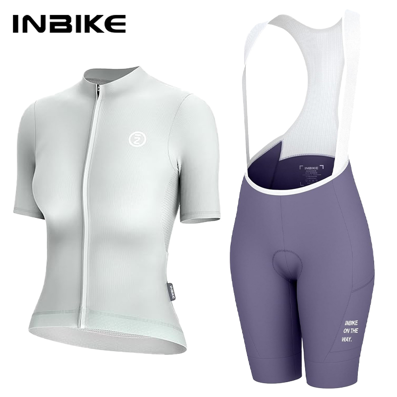 Cycling Gear Girls - Set Jersey Bersepeda Wanita INBIKE, Jersey