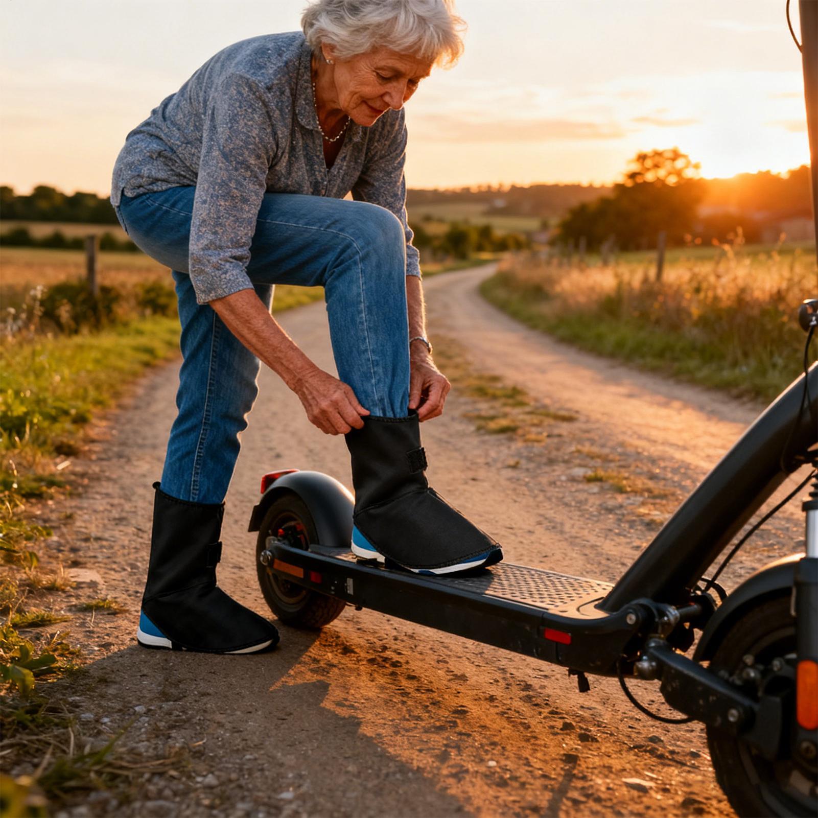 Cycling Gear In Winter - Penutup Sepatu Bersepeda Tahan Air Penutup
