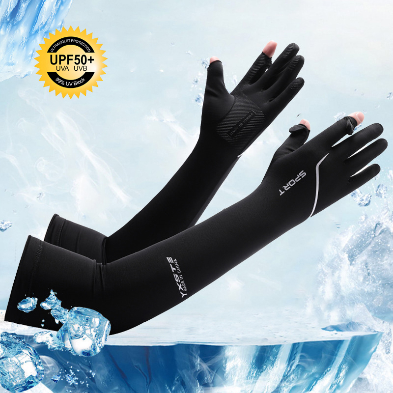 Cycling Gloves - Sarung Tangan Panjang Pelindung Sinar Matahari