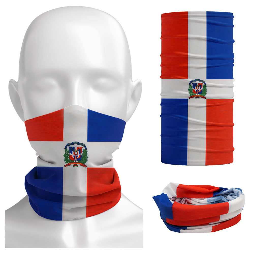 Gear In Cycling - Dominica Bandana bendera nasional tanpa kelim
