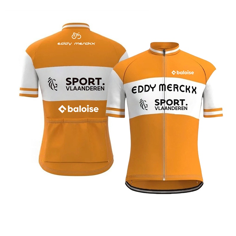 Cycling Gear Brands - Jersey Bersepeda Tim Baloise Pria, Jersey