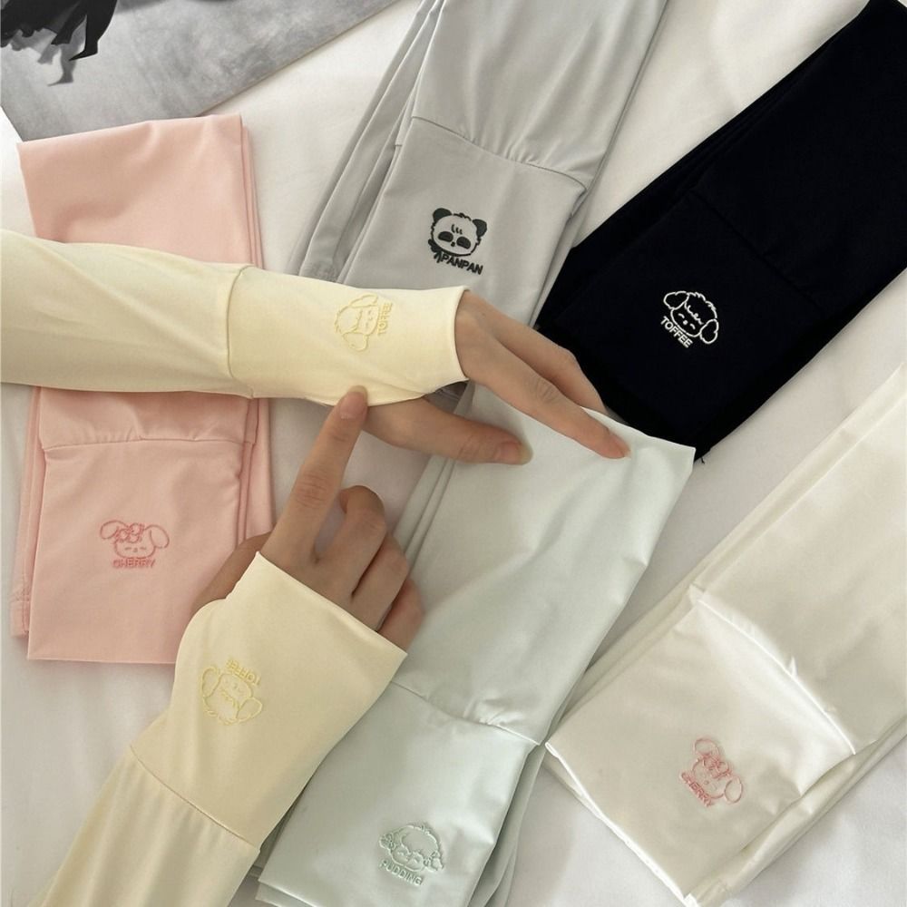 Cycling Gloves - Sarung Tangan Panjang Elastis Lucu Bahan