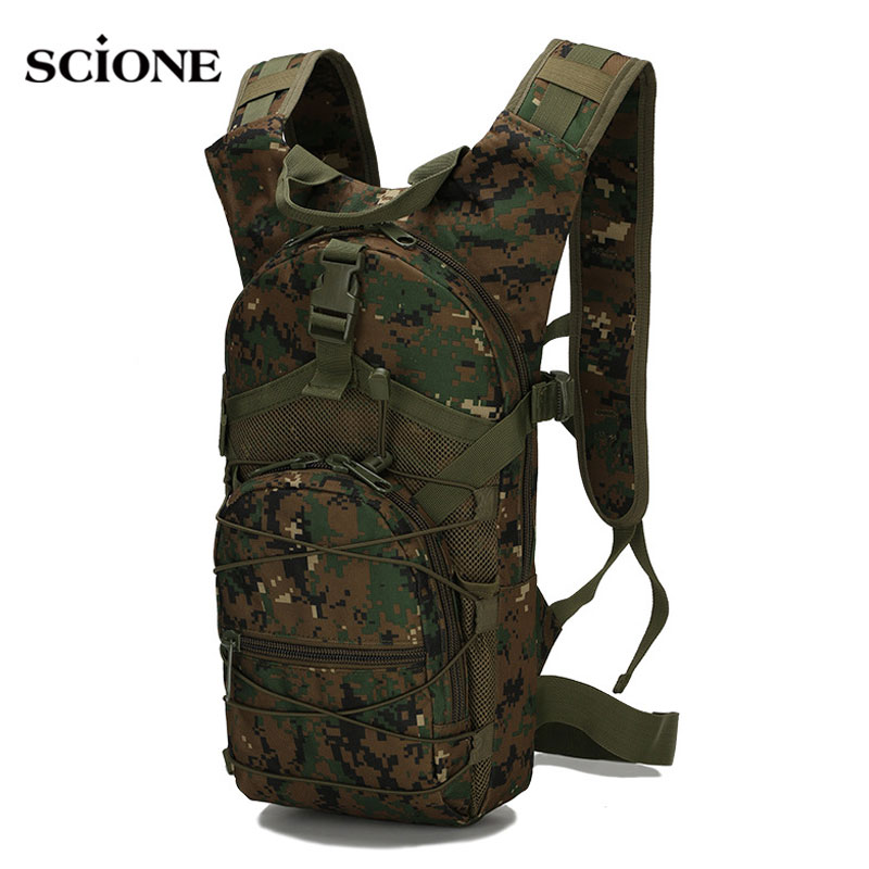 Cycling Gear Organizer - Ransel taktis Molle 15L, tas punggung