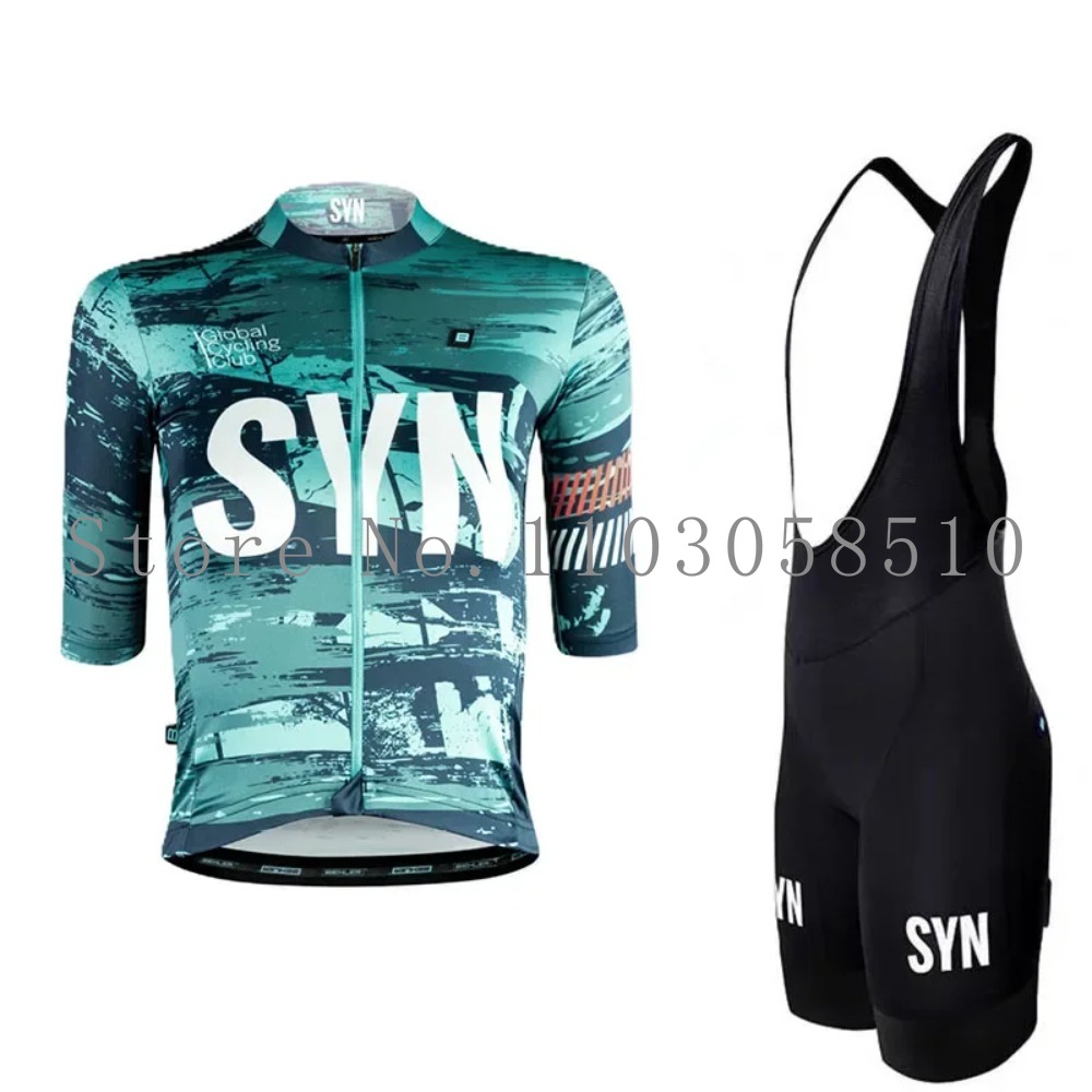 Cycling Gear Outfit - Setelan Bersepeda Pria SYN Jersey Bib