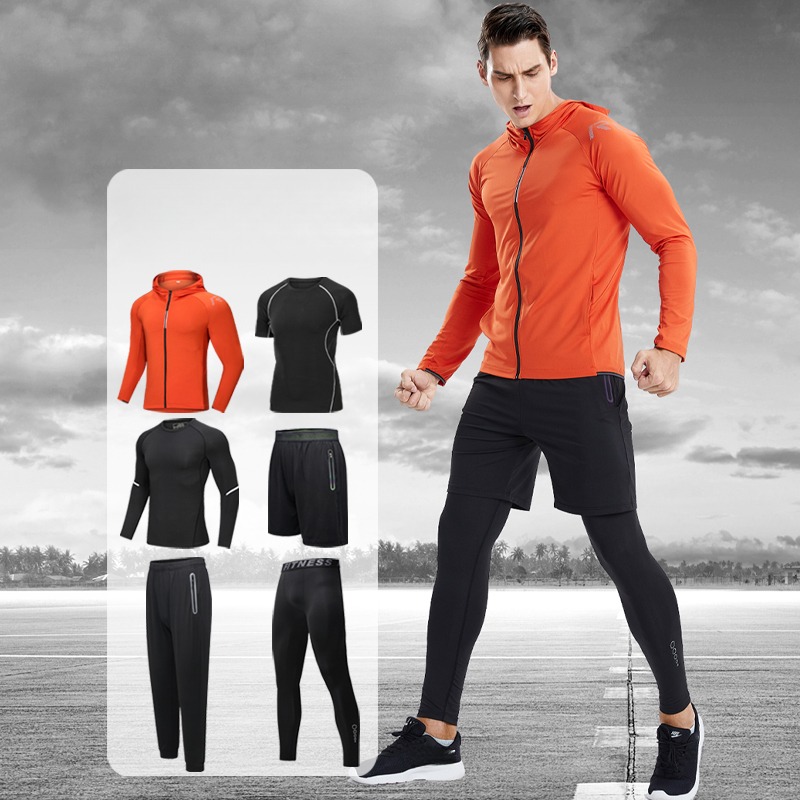 Cycling Gear Outfit - Setelan Olahraga Pria Luluesses 6-Potong, Pakaian