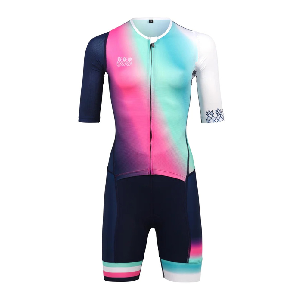 Setelan pakaian Triathlon wani - Cycling Gear Girls ulasan dan harga