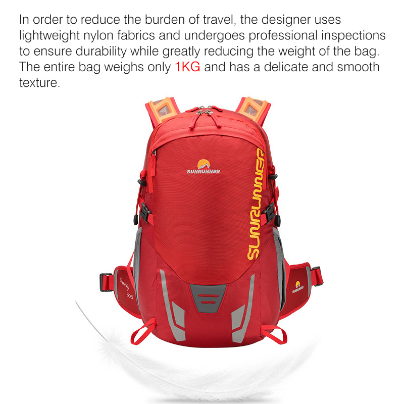 Tas Ransel Hiking 35L Kapasita - Cycling Gear Organizer ulasan dan harga