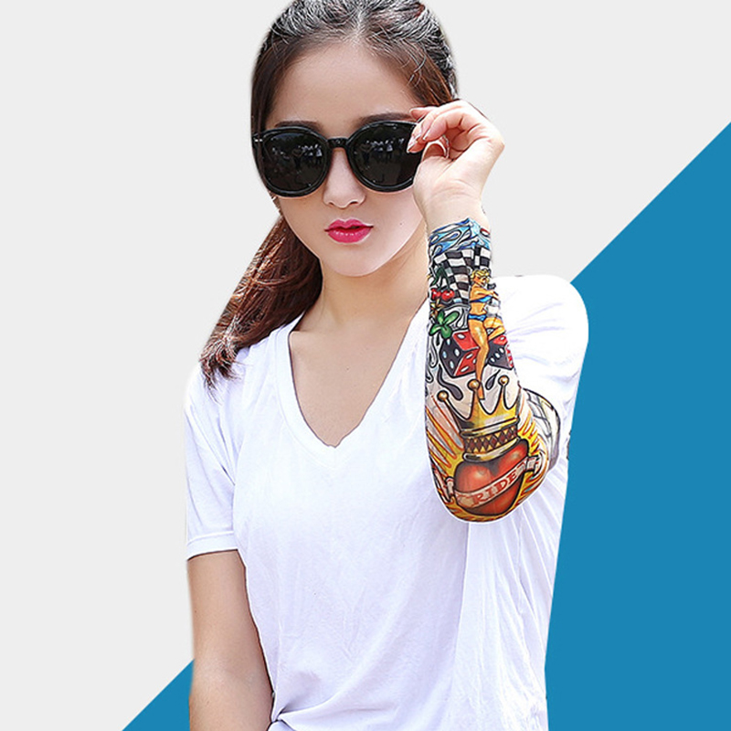 1 buah lengan tato musim panas - Cycling Gloves ulasan dan harga