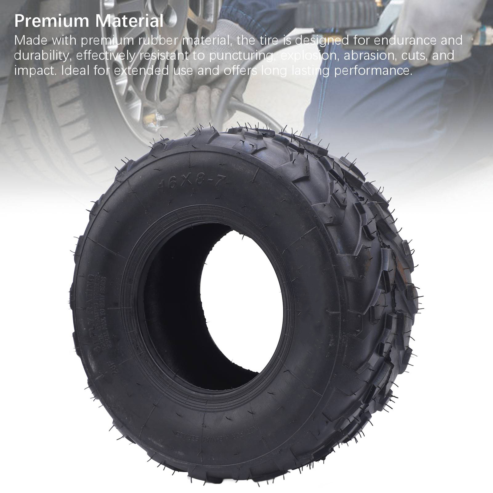 Ban ATV 16x8-7 7 Inci Karet An - Road Bike Tire ulasan dan harga