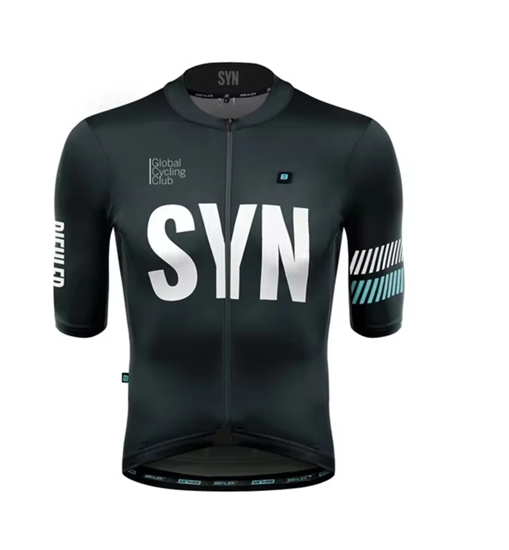 Jersey Bersepeda Tim SYN Gaya  - Cycling Gear Outfit ulasan dan harga