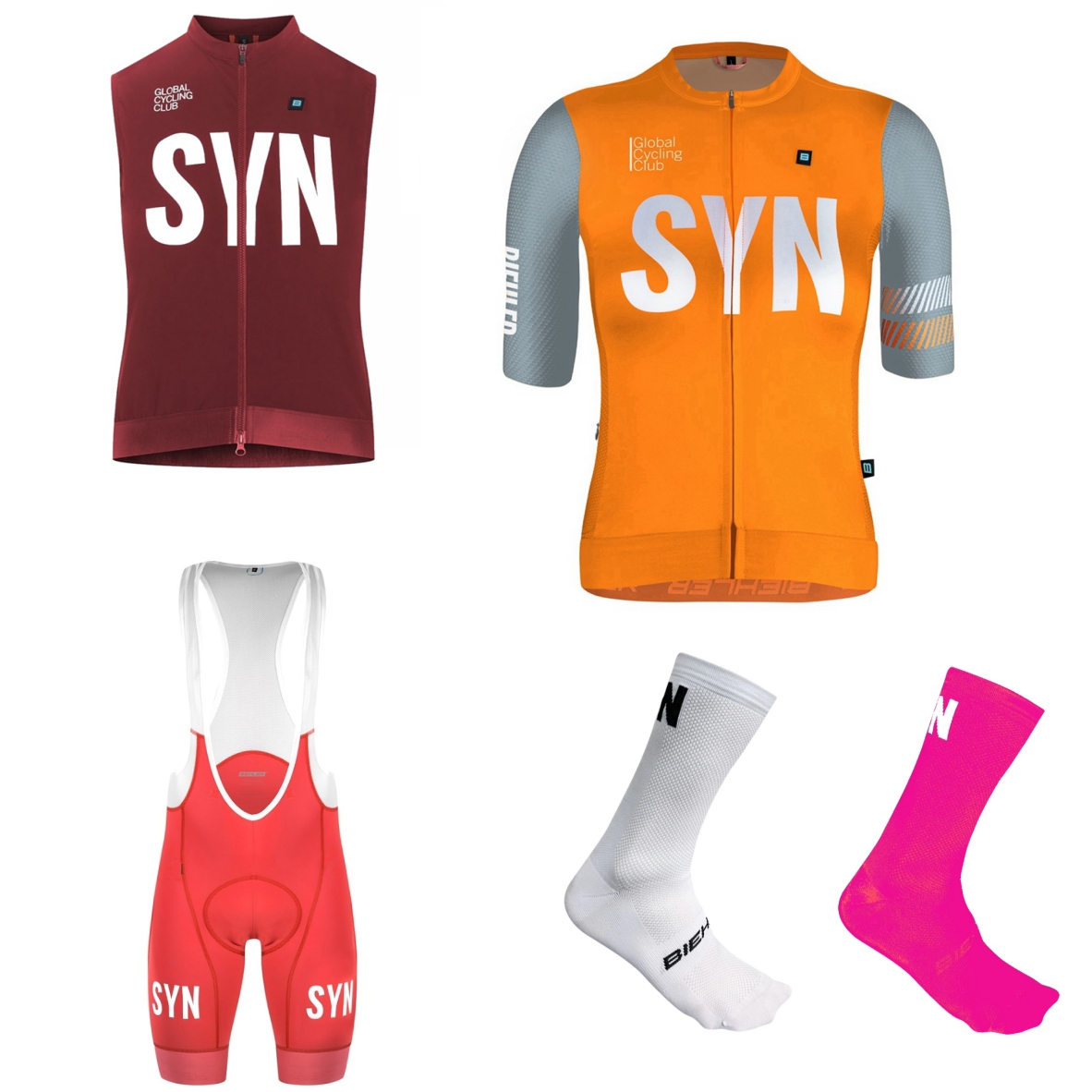 SYN Jersey bersepeda putih len - Cycling Gear Girls ulasan dan harga