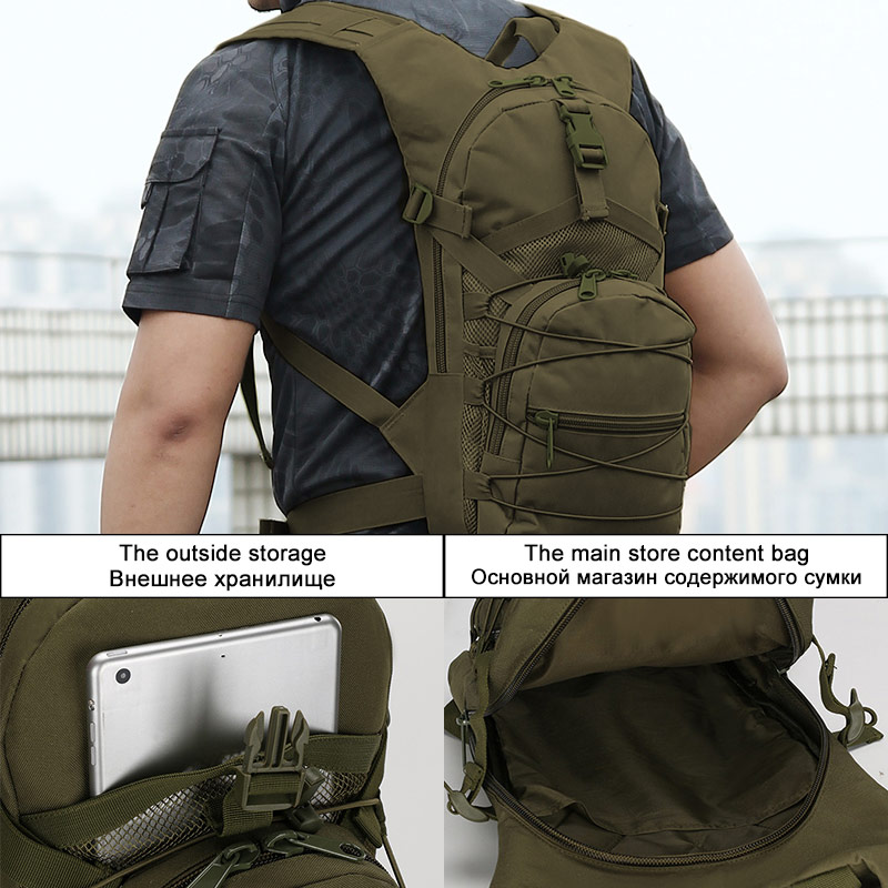 Ransel taktis Molle 15L, tas p - Cycling Gear Organizer ulasan dan harga