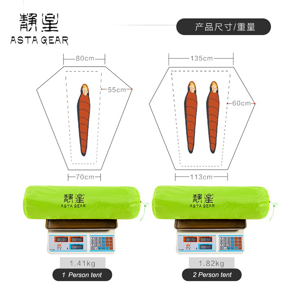 Tenda Camping Ultralight ASTA  - Cycling Gear Needed ulasan dan harga